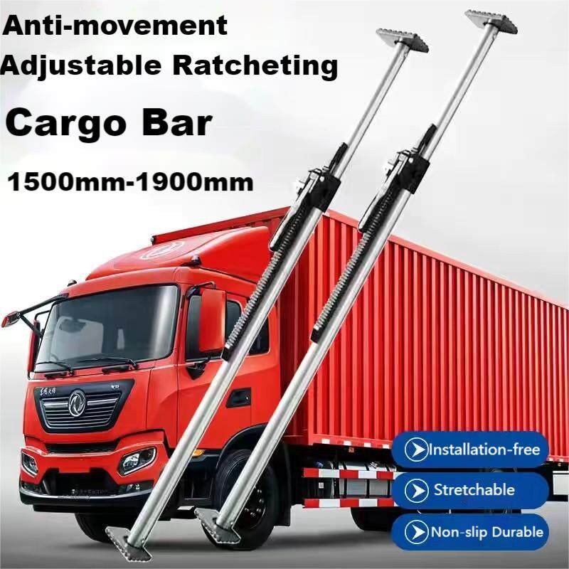 1pcs ปรับ Ratcheting Cargo Bar 1500 มม.-1900 มม.สําหรับ 4x4 รถบรรทุกเตียงรถกระบะ