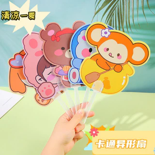 [รุ่นตูนไดคัท] พัดพลาสติก พัดมือ ลายการ์ตูน มี8ลาย สุ่มลาย น่ารักมากๆ S0193 สุ่มลาย ของที่ระลึก
