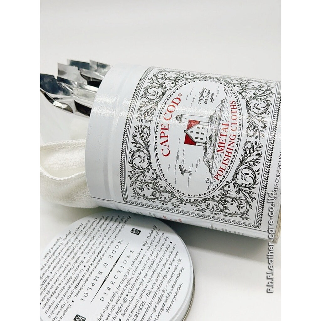 Cape Cod Metal Polishing Cloth ผ้าอาบน้ำยาแบบแห้ง สำหรับขัดโลหะให้กลับมาเงาเหมือนใหม่ เลือนรอยขนแมว