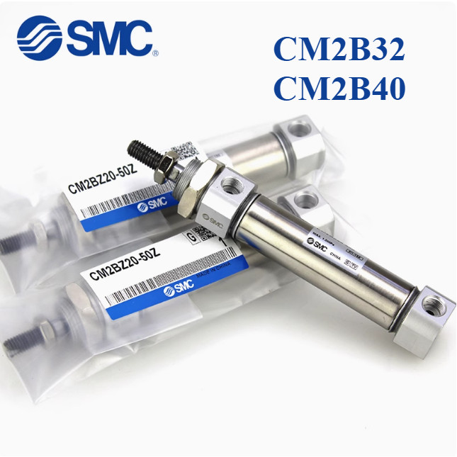 SMC กระบอก CM2B32/CM2B40-10Z-15Z-20Z-25Z-30-Z-40Z-50Z-60Z-75Z-80Z-100Z