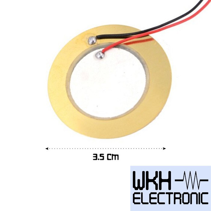 PART TOOLS Piezo Electric 35mm + Copper Drum Sounder Sensor Trigger cable + Wire