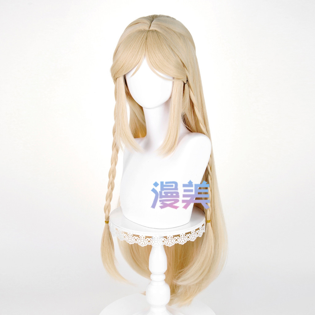【Manmei】Wuthering Waves Cartethyia Cosplay Wig 90cm Long Heat Resistant Synthetic Hair - รูปที่ 2