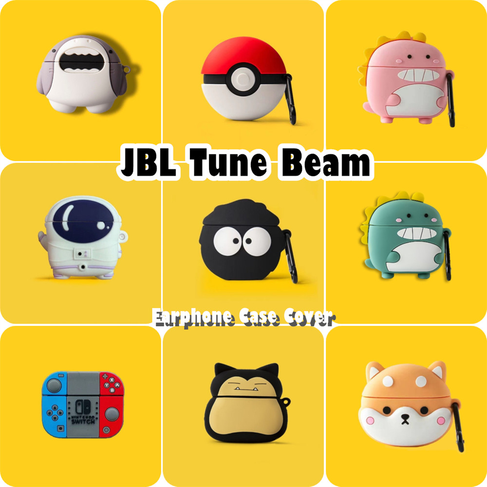 imamuraFor JBL Tune Beam Case Casing Soft Silicone Headphone Case Innovation Cartoon