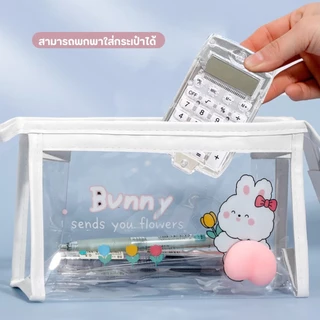 เครื่องคิดเลข เครื่องคิดเลขมินิใส 8หลัก ขนาดเล็กกะทัดรัด น้ำหนักเบา พกพาสะดวก