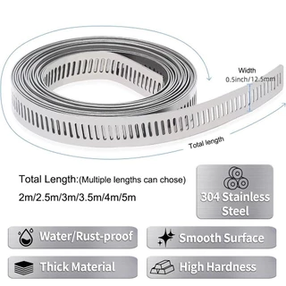 HORIZ สายรัดแคลมป์ท่อ, แคลมป์ท่อสแตนเลส 304 ขนาดใหญ่, ท่อแบบปรับได้ท่อหนีบท่อท่อท่อ