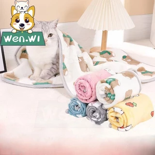 wen.W1 สัตว์เลี้ยงผ้าห่มสุนัขสำหรับสุนัขผ้าห่มแมวแมวสำหรับเตียงนอนผ้าห่มขนาดเล็ก
