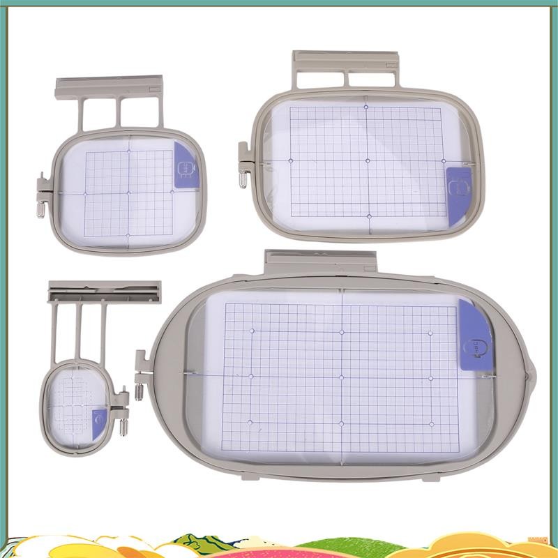 4 ชิ้นจักรเย็บผ้าเย็บปักถักร้อย Hoop สําหรับ Innovias 1500 1500D 2500D 4000D 6000D(SA437,SA438,SA439