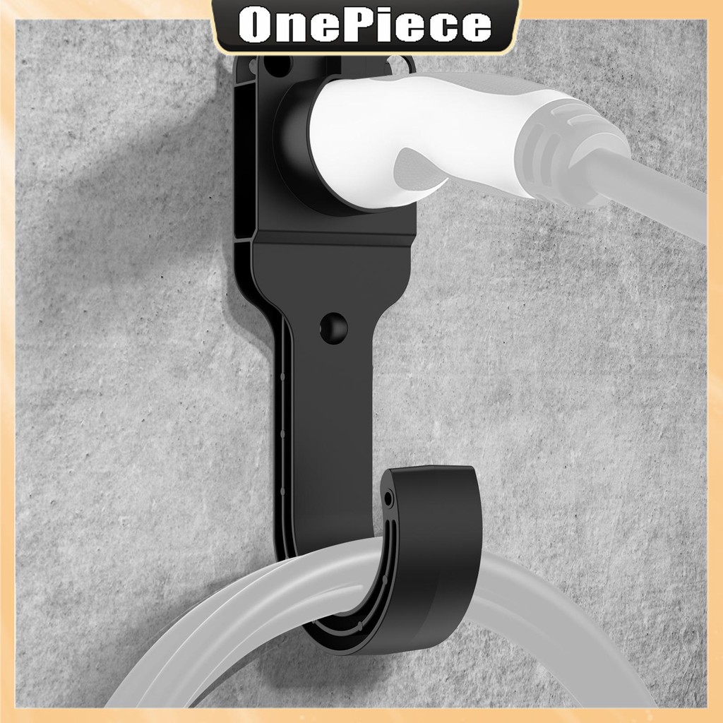 EV สายชาร์จ Organiser พร้อมตะขอประเภท 2 ที่วางสายชาร์จติดผนัง EV Charger Cable Holder ทนทาน EU มาตรฐาน SHOPQJC8686