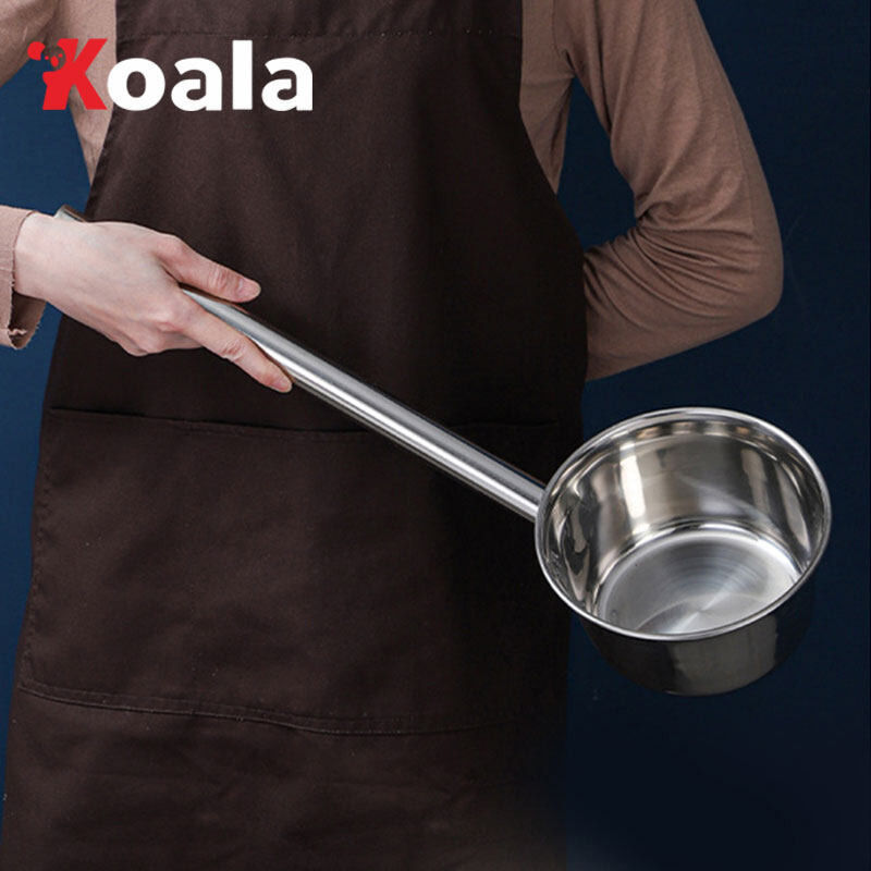 KOALA กระบวยตักน้ำด้ามยาวพิเศษ กระบวยตักน้ำสแตนเลส ขนาด12-35cm/14-45cm/16-65cm/18cm-65cm ที่ตักน้ำซุป กระบวยโจ๊ก ช้อนซุป