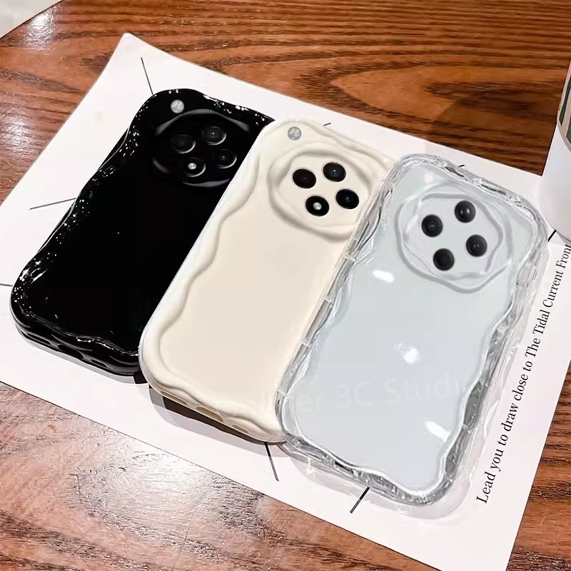 เคส ปลอก OPPO Find X8 Pro เคสโทรศัพท์การออกแบบใหม่ที่เรียบง่ายสีทึบครีมมันวาวป้องกันเลนส์ปกอ่อนโปร่งใส case 2024