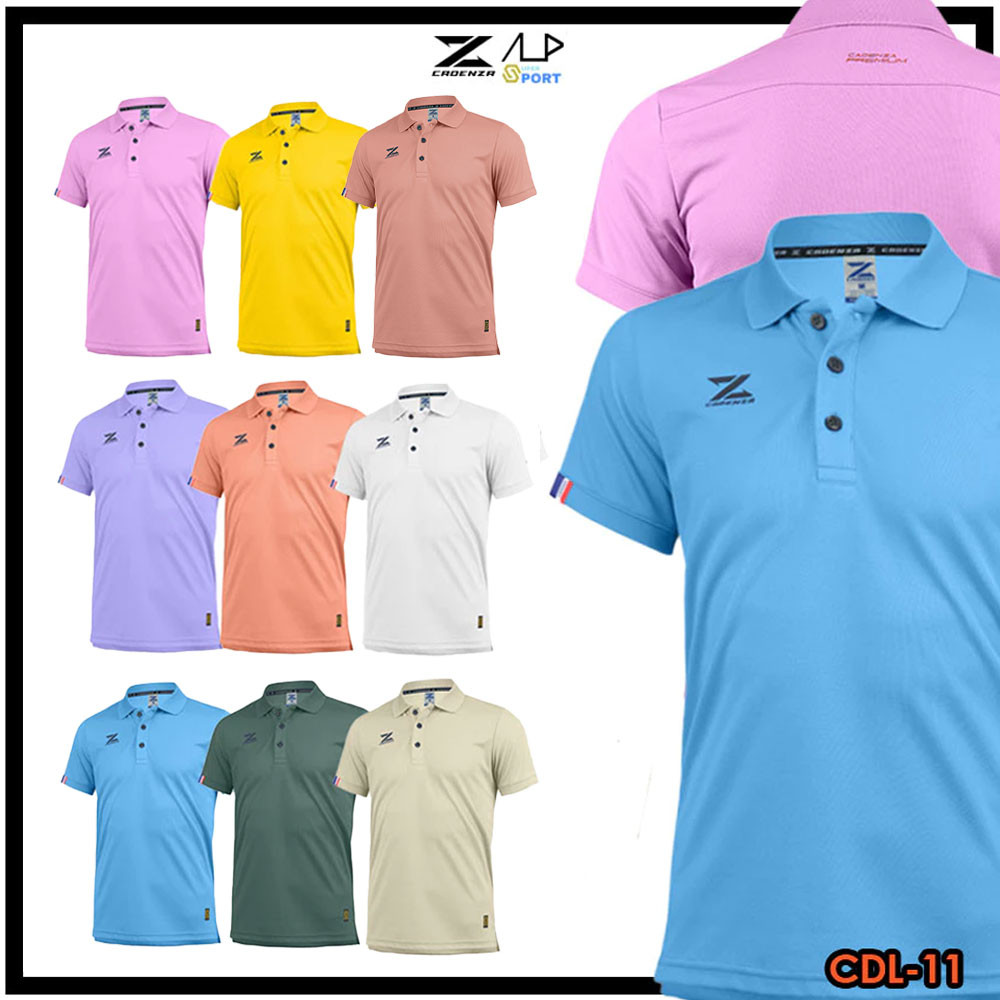ลดโหดสูงสุด 1,000 บาท เสื้อโปโลคอปกผู้ชาย CADENZA (คาเดนซ่า) รุ่น CDL-11 S 2 แท้100%