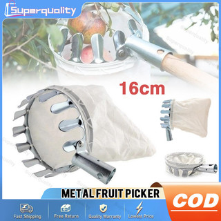 Fruit Picker Head Basket Portable Fruits Catcher For Harvest Picking Citrus Pear Collector Catcher