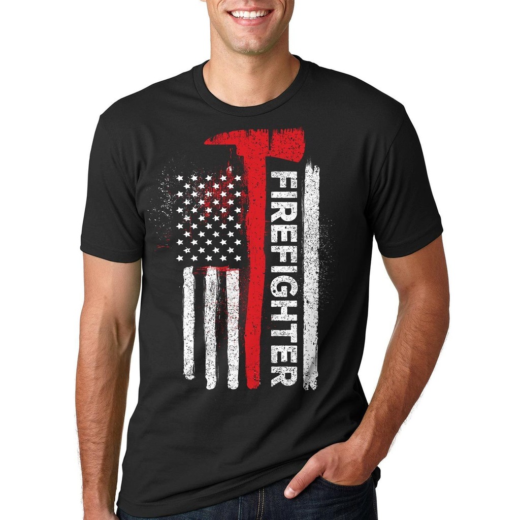 Fireer T-Shirt Us Flag Tee Shirt
