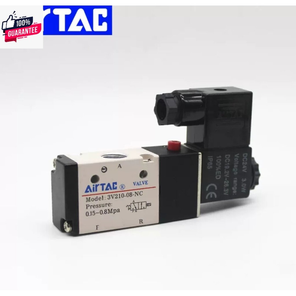 3V210-08BDC24VNO/NC way3/2 เกลียว1/4"