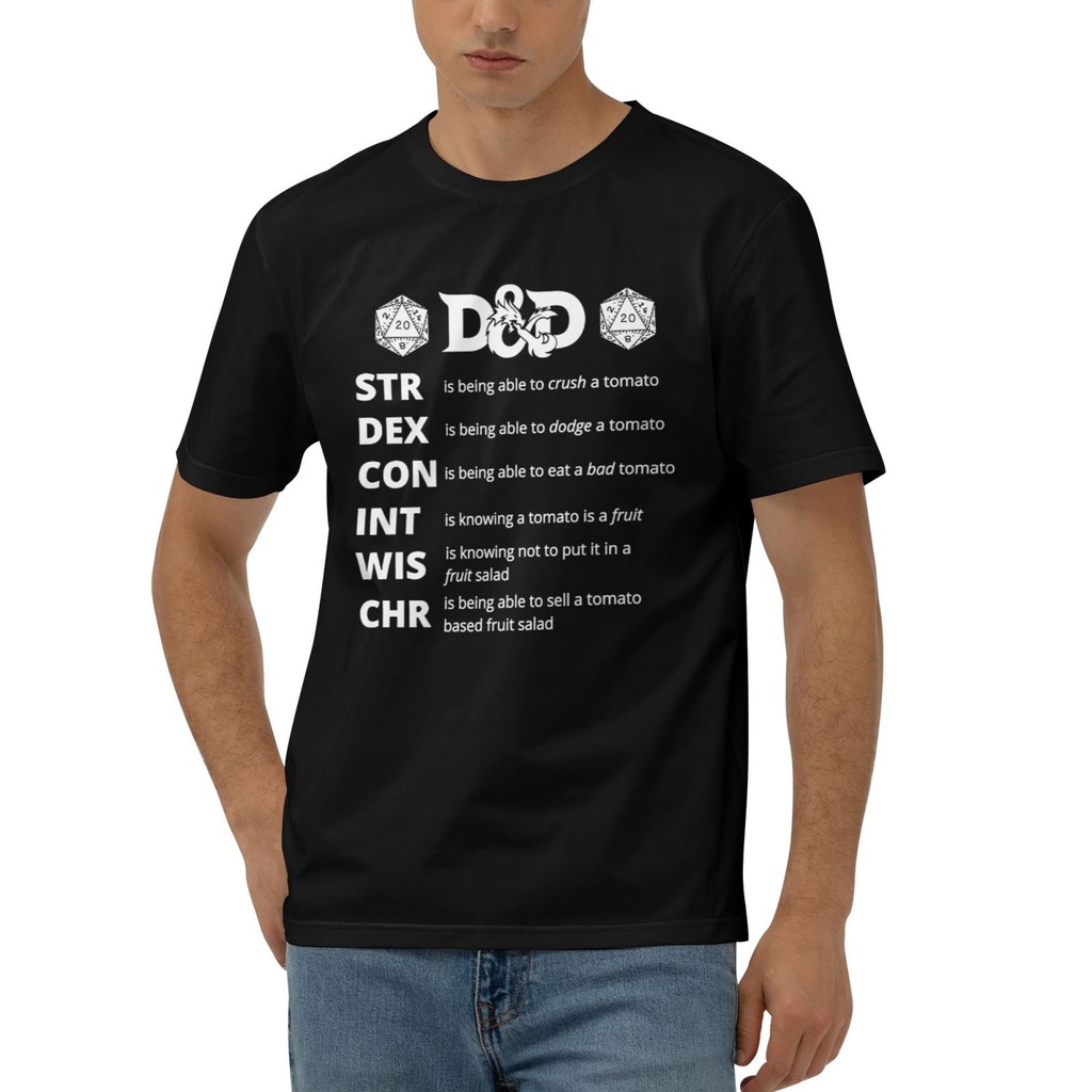 Dnd Game Dungeon Dragon Cotton T-Shirt