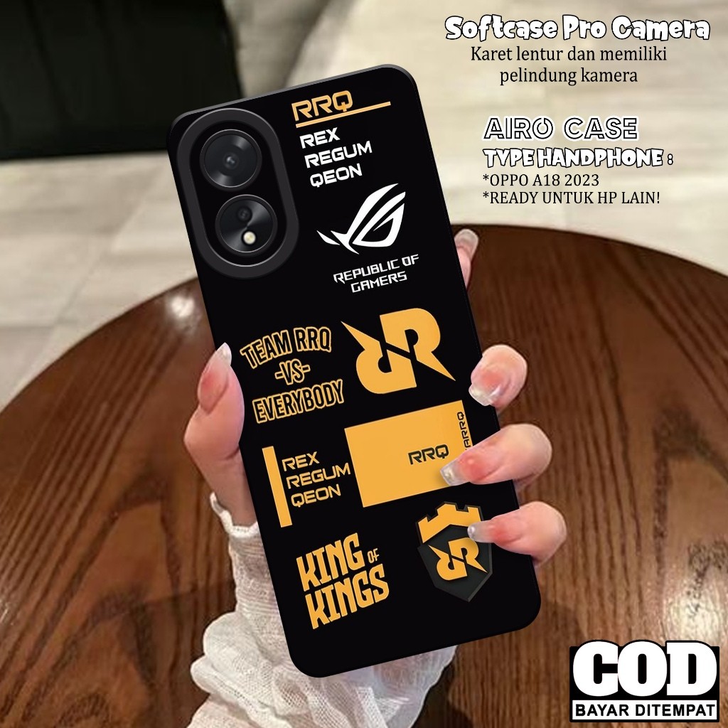 HP เคส Oppo A18 ใหม่ล่าสุด 2023 - เคส Oppo A18 Softcase - เคส AIRO - เคส Oppo A18 - เคส Oppo A18 - เ