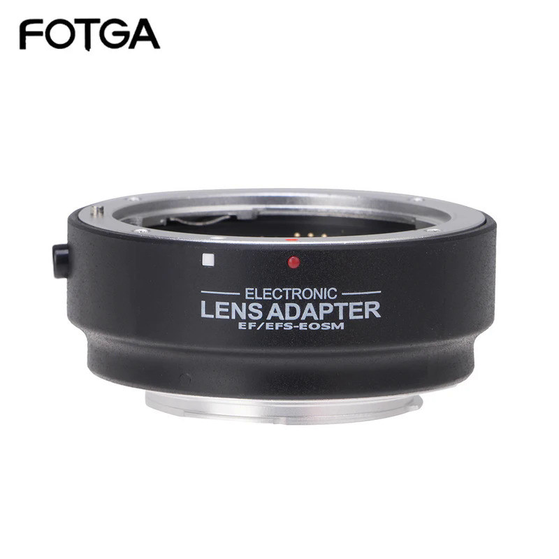 FOTGA Auto Focus AF Electronic Lens Adapter Ring for Canon EF EF-S to EOS M EF-M Camera