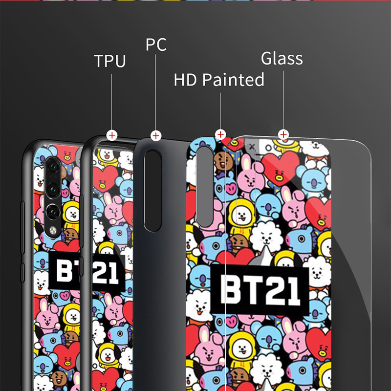 Bangtan Boys bts 03 กระจกนิรภัยเคสโทรศัพท์สําหรับ IPhone 16 15 14 13 12 11 Pro XS Max Plus Mini X XR 8 7 6s SE2/3 ฝาครอบ
