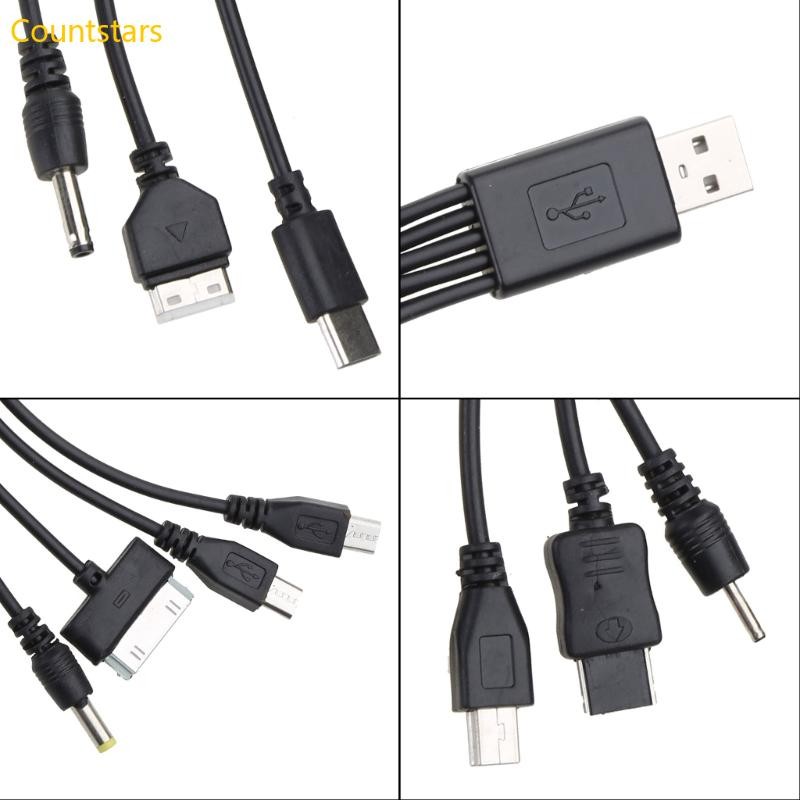 Universal USB To Multi Plug Cellpahone Charger Cable 10 in 1 USB Cable 20CM