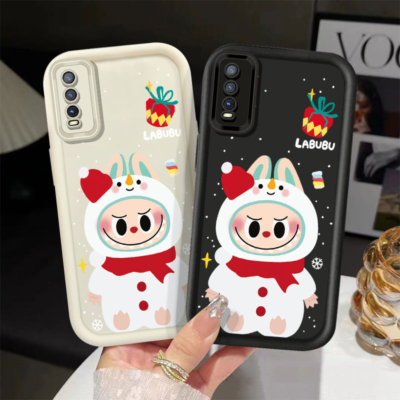 Merry Christmas Snowman Labubu สําหรับ VIVO Y36 S12 V23 V27 PRO S16E V27E S17T V29 Y35 1819 1806 160