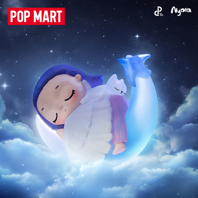 [secret] Popmart Nyota Free Growth Series Figure-Made Mystery Box ของขวัญเครื่องประดับน่ารัก