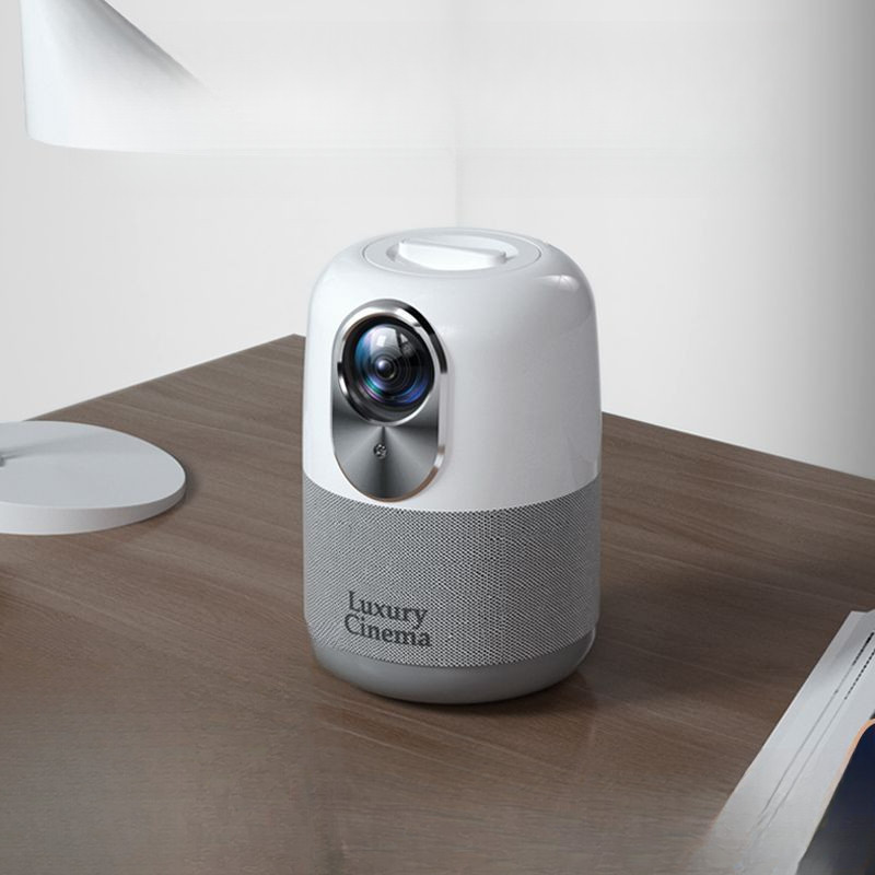 ใหม่ LED Ultra-Clear Projector จอฉายโทรศัพท์มือถือในห้องนอนที่บ้านมินิเงียบ