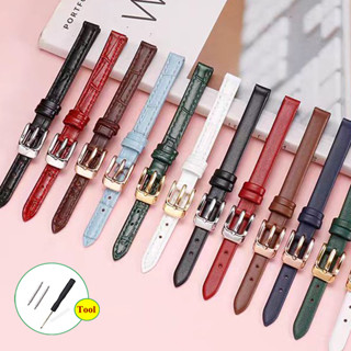 คลาสสิกสายนาฬิกาหนังแท้ชั้นบนหนังวัวสายนาฬิกาสําหรับนางสาว โ…