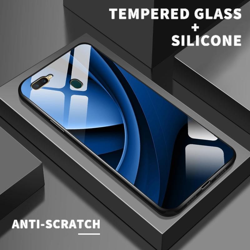 เหมาะสำหรับ OPPO A7 A7n A72 A73 A74 4G 5G A76 A77 A77s A7x A8 A83 กรณีโทรศัพท์มือถือป้องกันรอยขีดข่ว