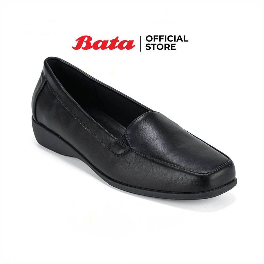 Bata บาจา Comfit รองเท้าคัทชูเพื่อสุขภาพแ่บบสวม สำหรับผู้หญิง รุ่น HARROW 1 สีงาช้าง 5011194 สีดำ 5016194