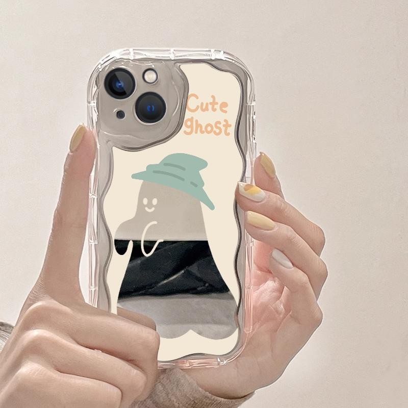 ปลอกสําหรับOppo A7 A7n A7x A72 A72 5G A73 2020 A73 5GซิลิโคนTPUกันกระแทกการ์ตูนGhostปลอก