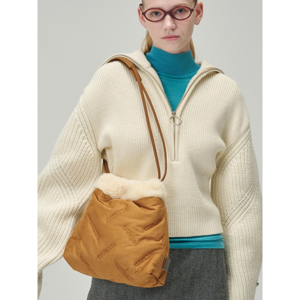 CARLYN กระเป๋า  SHEARLING TWEE MINI