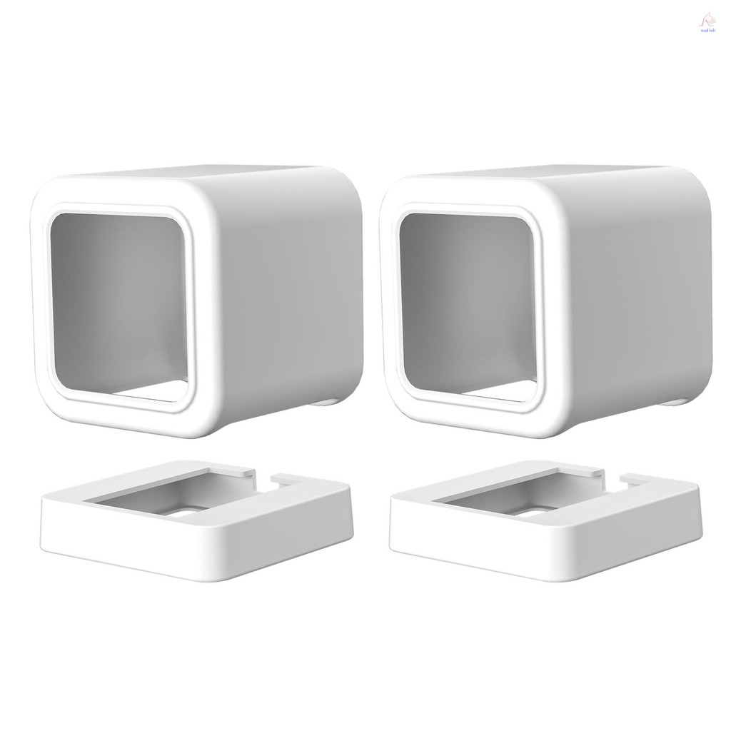 เข้ากันได้กับที่ยึด Wyze Cam V3, เคสซิลิโคนติดผนังพร้อมที่ยึดฐานติดผนังเข้ากันได้กับ Wyze Cam V3 ป้อ