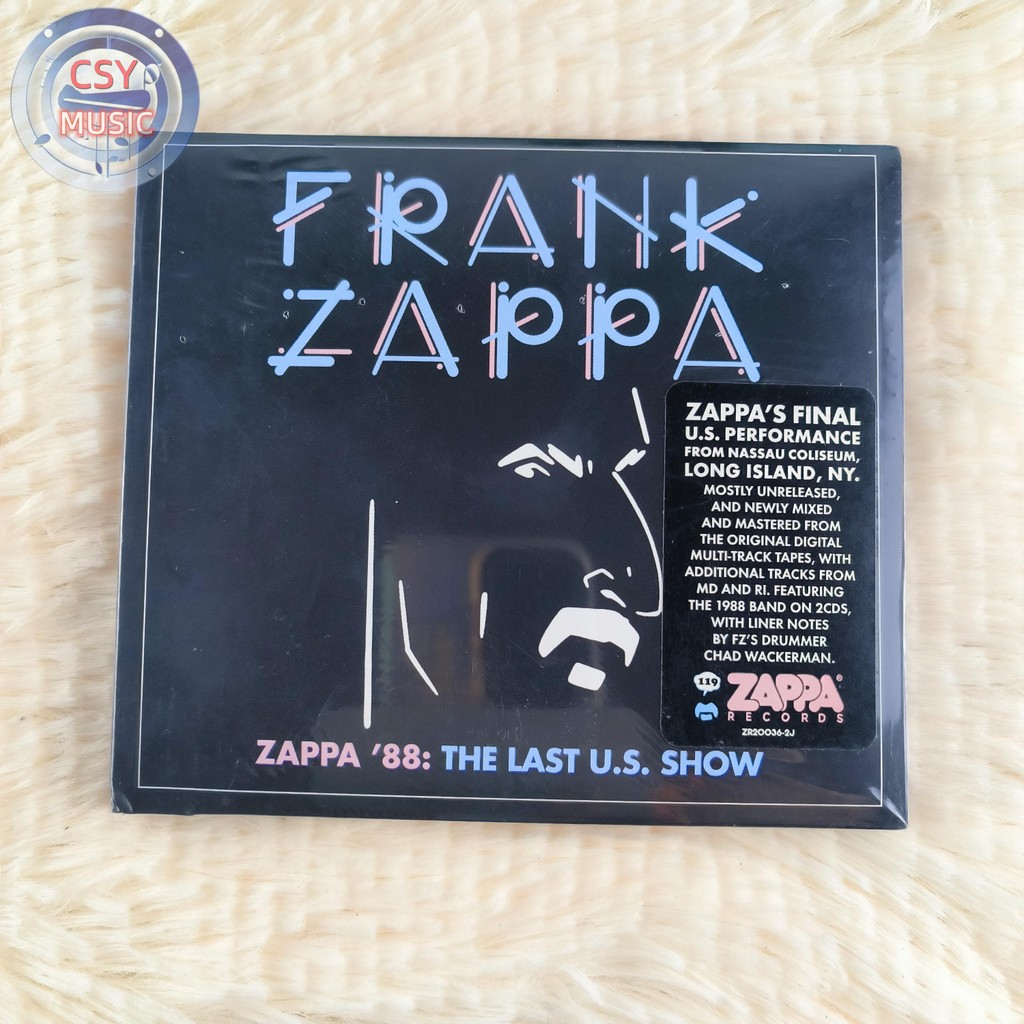 Frank Zappa Zappa 88: The Last US แสดงอัลบั้ม 2CD YE004