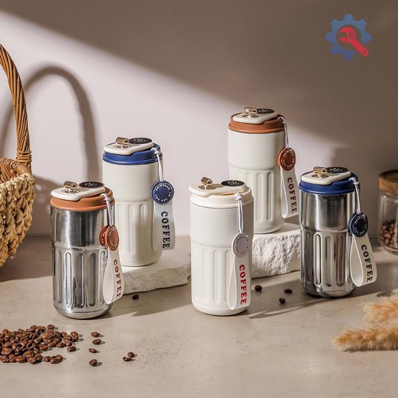 [GEX] กระติกน้ําร้อนอัจฉริยะ LED แสดงอุณหภูมิถ้วยกาแฟแก้วน้ําสแตนเลสกระติกน้ําสูญญากาศแบบพกพากระติกน้ําร้อน TH