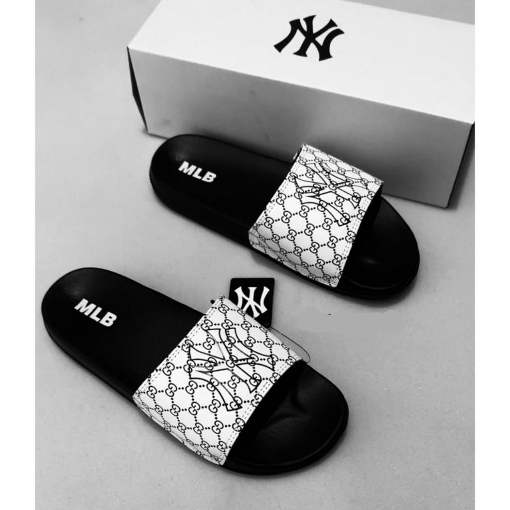 Slop SANDALS NY mlb || รองเท้าแตะแบบสวมสําหรับบุรุษและสตรีคุณภาพดีระดับพรีเมียม LETS WEAR COMFORTABLE บน FEET!!