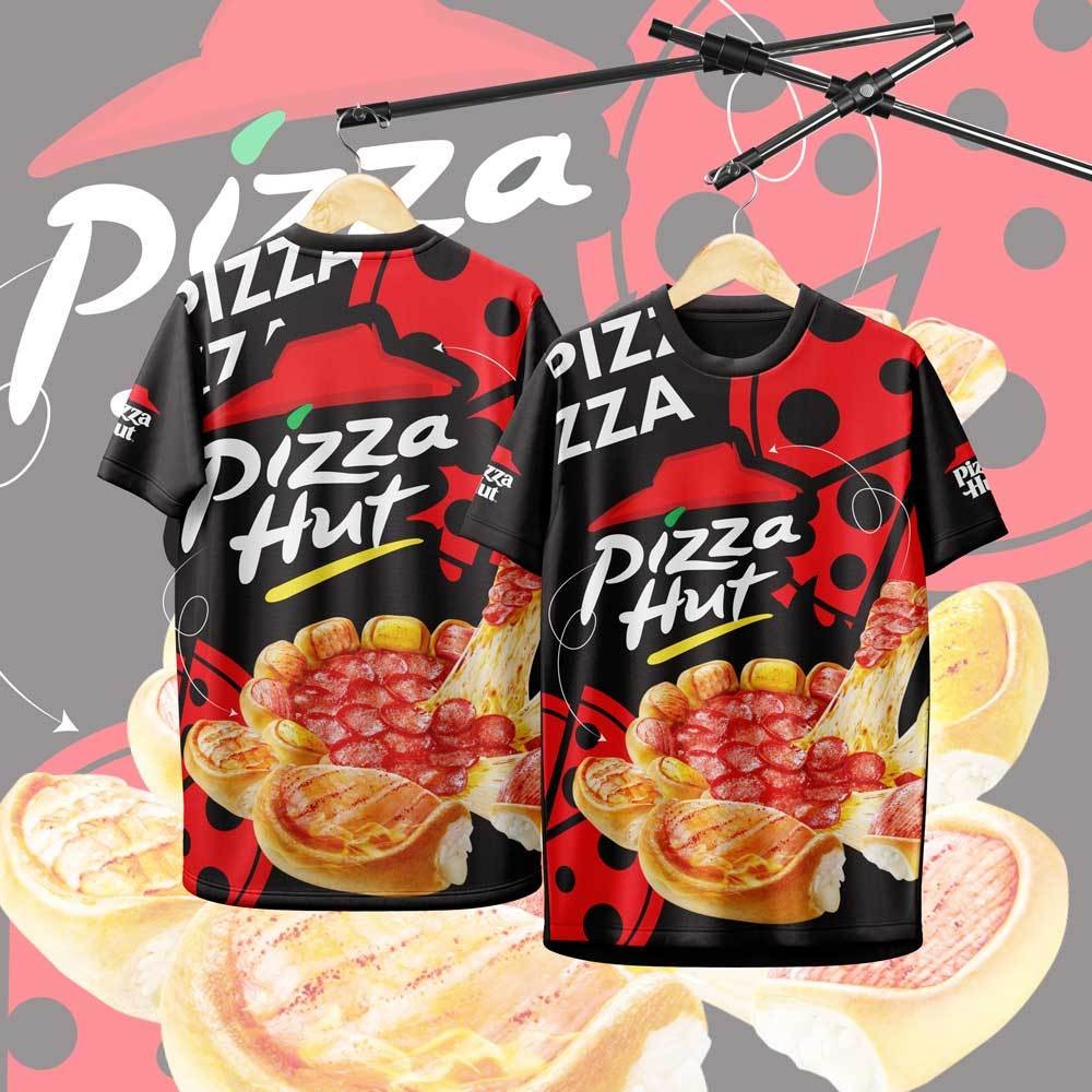 Begin Sportswear(บีกิน สปอร์ตแวร์) พร้อมส่ง เสื้อกีฬา ลาย พิซซ่าฮัท 065