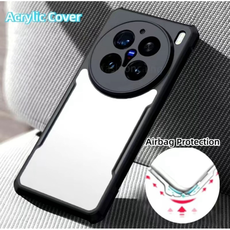 [ส่งจากไทย]เคสกันกระแทก PC+TPU สำหรับ Vivo X200 X200pro หลังแข็งใส
