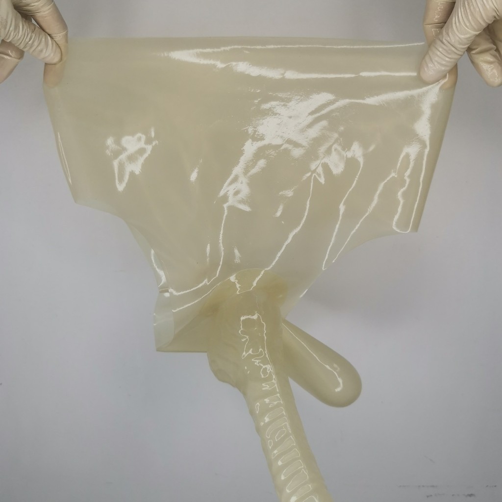 โปร่งใสโปร่งใสสี Latex ชุดชั้นในชายชุดคู่กางเกงขาสั้น Latex One-Time Forming ยืดหยุ่นสูง Latex เซ็กซี่เซ็กซี่ชุดชั้นใน