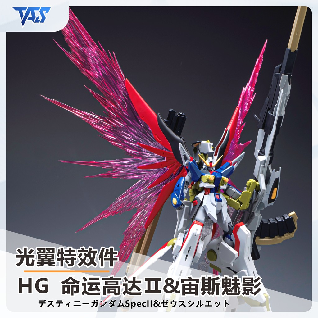 Tas HG Destiny Spec 2 Zeus Silhouette SEED WING Effect Parts NO KITS