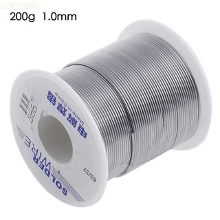 Louting 63 37 Rosin Core Weldingring ตะกั่วดีบุกอุตสาหกรรมบัดกรีลวด 1 0 มม.200g ร้อน