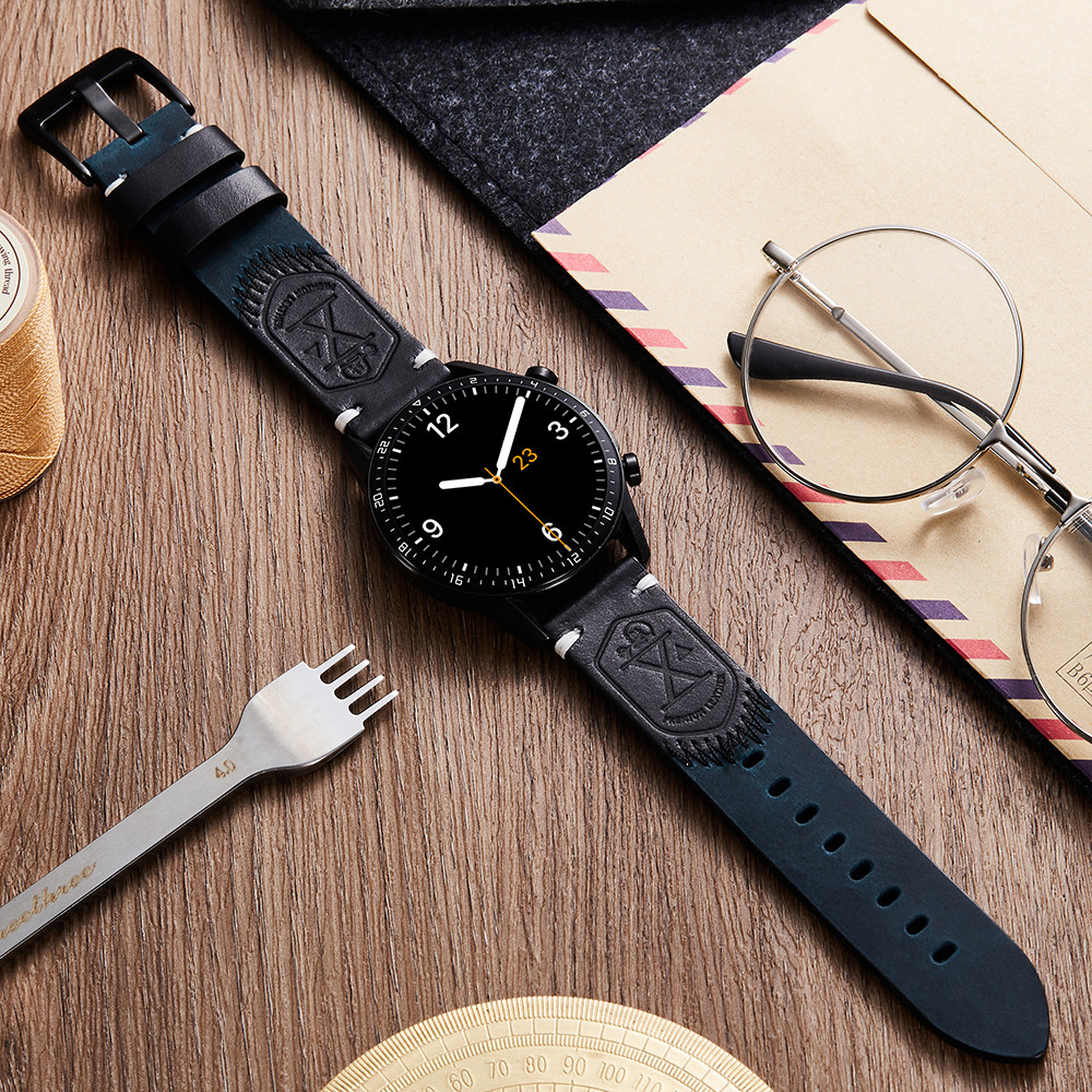 Vintage Geunine สายนาฬิกาหนังสําหรับ Panerai Diver นาฬิกา 22 มม.สร้อยข้อมือหนังวัวสําหรับชายคลาสสิก Retro สีน้ําตาลสีแดง