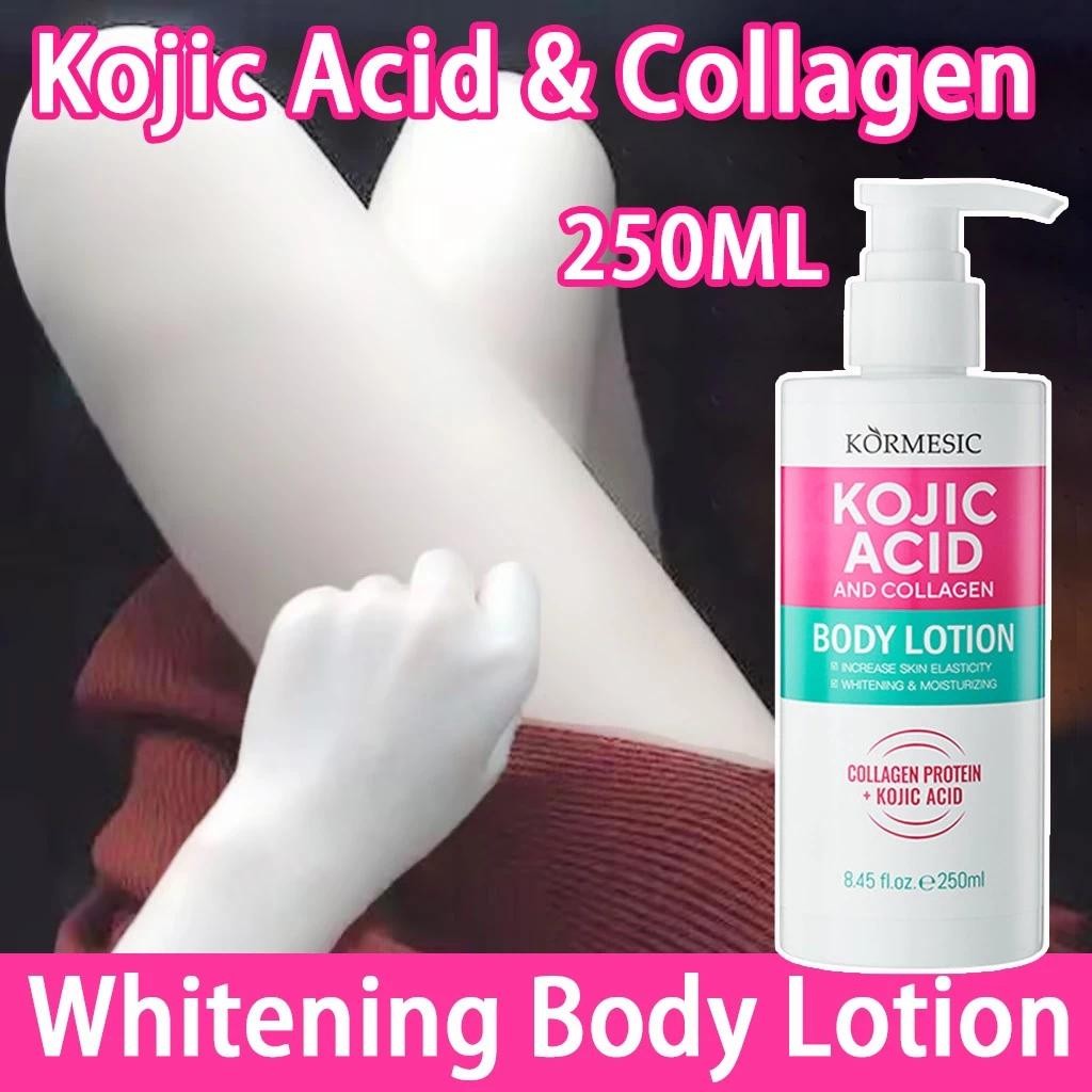 Kojic Acid Collagen Body Lotion Whitening Moisten Anti-Dryness Itchness ปรับปรุงผิวไก่กลิ่นหอม Body 