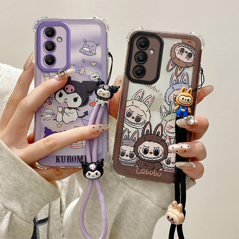 เคส Samsung A04S/A13(5G) Love Paqia สุนัข/ไอศกรีม Kuromi/ภาพวาดสีน้ํามัน Dingdang/Bread หมี/Pig Pullebub/Pullebub คอลเลกชันสี่มุมถุงลมนิรภัย Anti Drop 3D อะนิเมะเคสโทรศัพท์