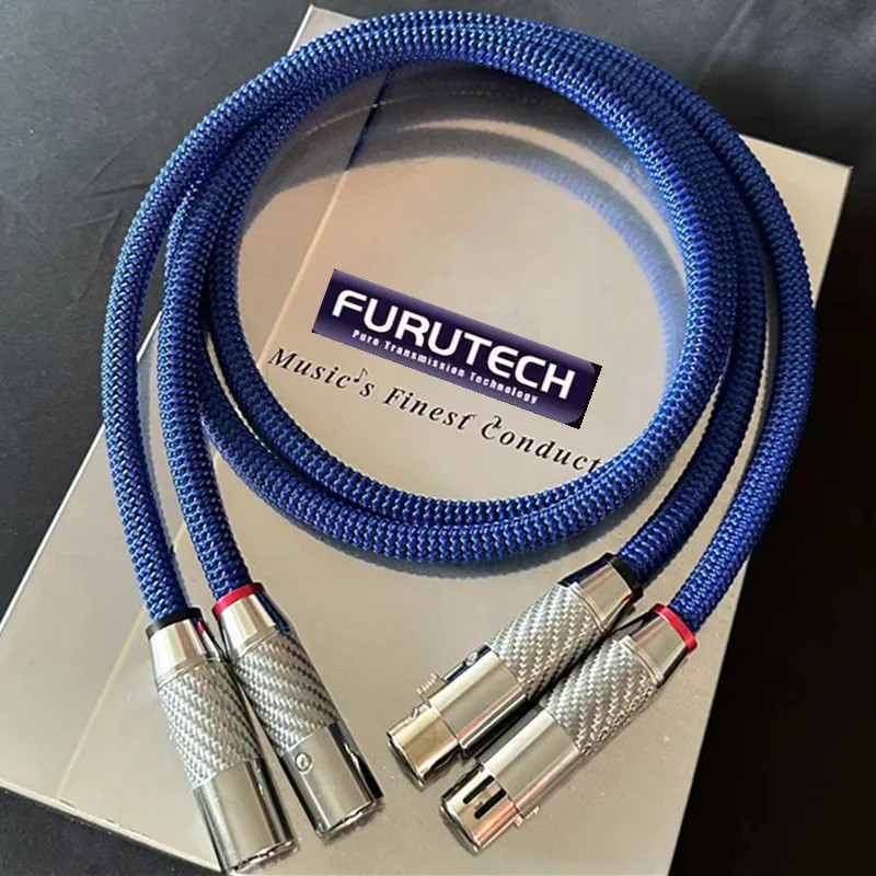 FURUTECH 1 คู่ DAS-4.1 สายบาลานซ์ RCA to XLR ตัวท็อป สัญญาณดอกบัวเป็นสายสัญญาณเสียง Cannon