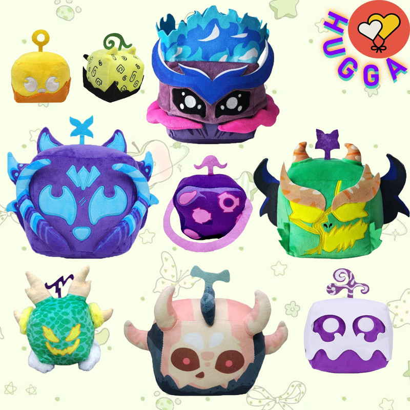 ✨ฮักก้า✨Blox ผลไม้ Plush ของเล่น Roblox ผลไม้ Plushie ตุ๊กตาของเล่นเกม Devil อะนิเมะตุ๊กตาวันเกิดคริสต์มาส ของขวัญเด็ก