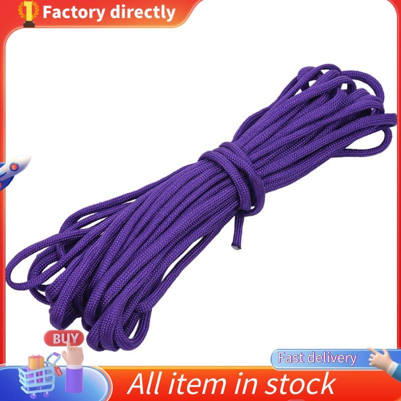 Paracord 550 เชือกร่มชูชีพ 7 Core Strand สําหรับปีนเขา Camping Buckle Rope 25FT