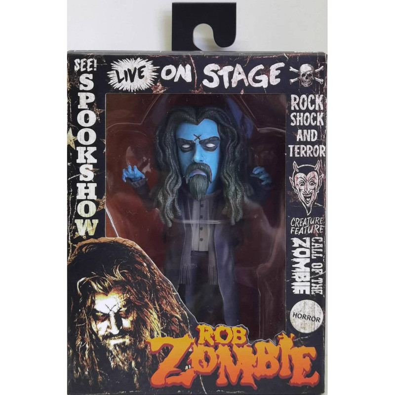 ของเล่น Vivi NECA เลเซอร์ต่อต้านการปลอมแปลง Rob.Zombie รูปแบบตุ๊กตา Rob Zombie 250428   คิววู