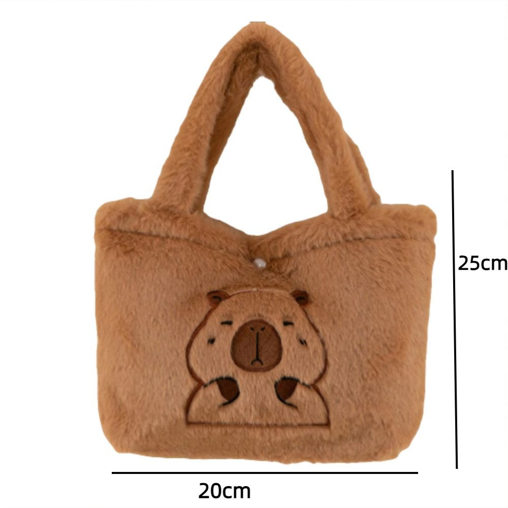 น่ารักการ์ตูน Capybara Totel กระเป๋า COCOFRUIT กระเป๋าเก็บ Simple Commuting Capybara กระเป๋าถือตุ๊กต