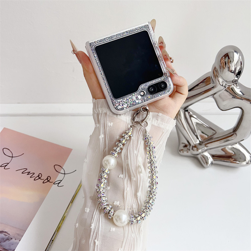 แฟชั่น Bling Glitter Bear Mirror Clear Case สําหรับ รูปที่ 7