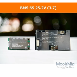 BMS 6S 25.2V (3.7) - 21.9V (3.2) มีให้เลือก ตัวเล็ก 30A ตัวใหญ่ 40A สำหรับป้องกันแบตเตอรี่ Changfa